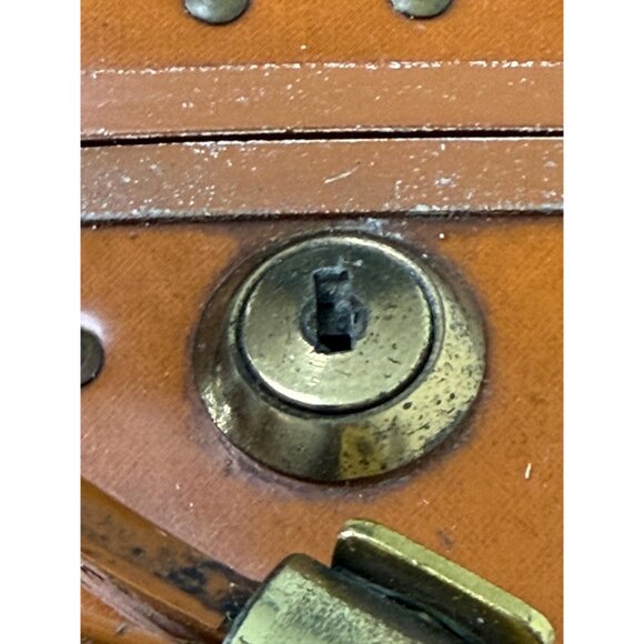 1950s Samsonite round suitcase hat box train case Style 4620 - Picture 10 of 16